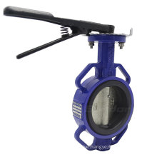 Bundor Butterfly Valve Dn50 Low Price Wafer Connection 10 Inch Stainless Steel Butterfly Valve